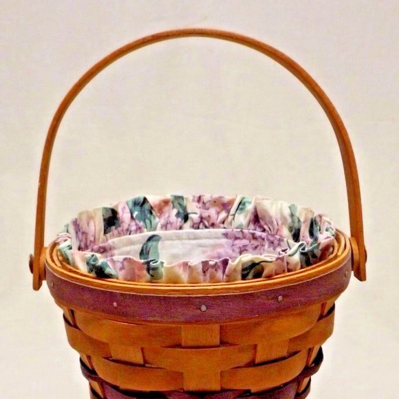 Longaberger 1994 May Series Lilac Basket with Liner Just a Great Find! - Picture 2 of 12